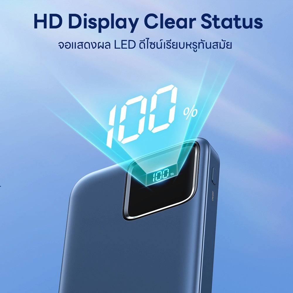 POWER BANK 10000 mAh REMAX (RPP-652N,22.5W) DarkBlue thumbnail 2