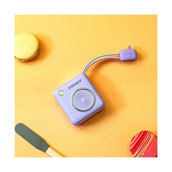 POWER BANK 10000 mAh PISEN (22.5W,TP-D105) Purple รองรับมาตรฐาน CCC thumbnail 3