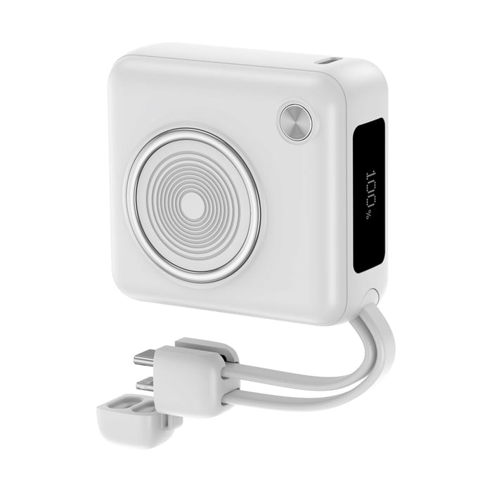 POWER BANK 10000 mAh PISEN (22.5W,TP-D105) White รองรับมาตรฐาน CCC thumbnail 2