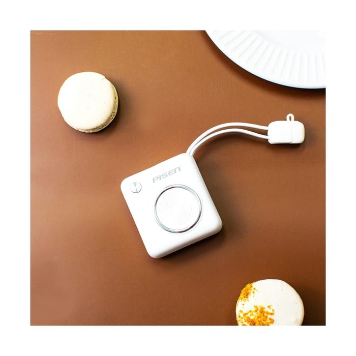 POWER BANK 10000 mAh PISEN (22.5W,TP-D105) White รองรับมาตรฐาน CCC thumbnail 3