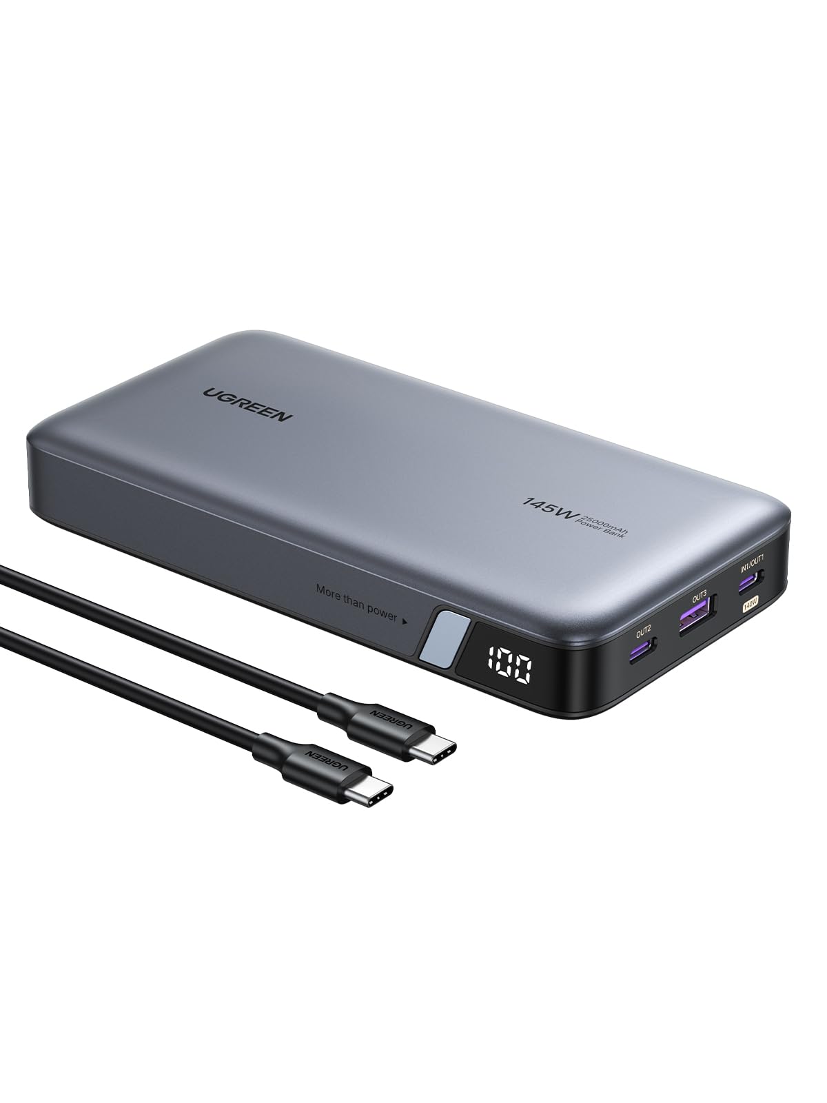 ugreen POWER BANK 25000 mAh UGREEN (145W,90597A) Black — product image 1