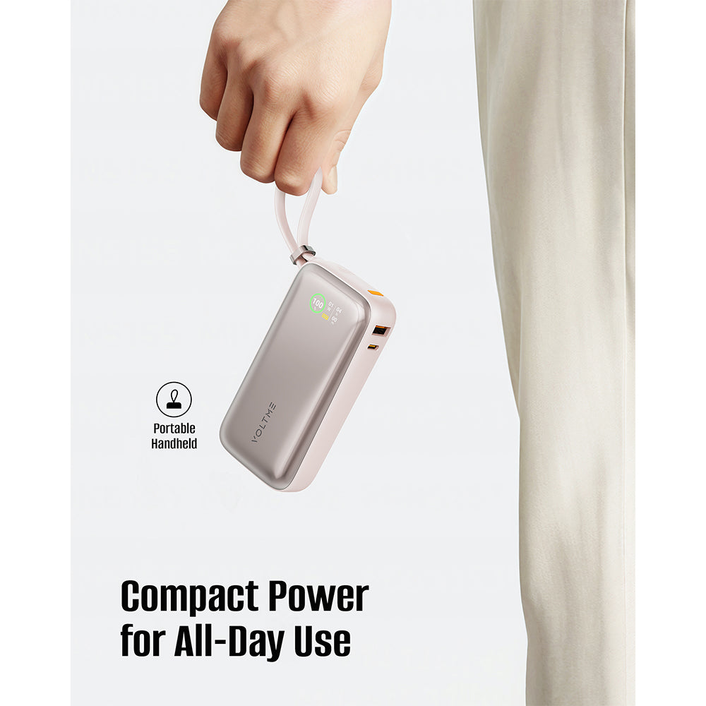 POWER BANK 10000 mAh VOLTME Hypercore Z (35W,B3046) Sakura Pink รองรับมาตรฐาน CCC thumbnail 3
