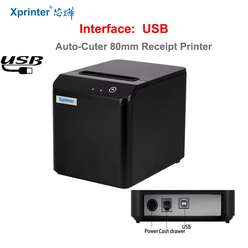 Printer Slip XPRINTER XP-T80Q (Port USB,LAN) thumbnail 2