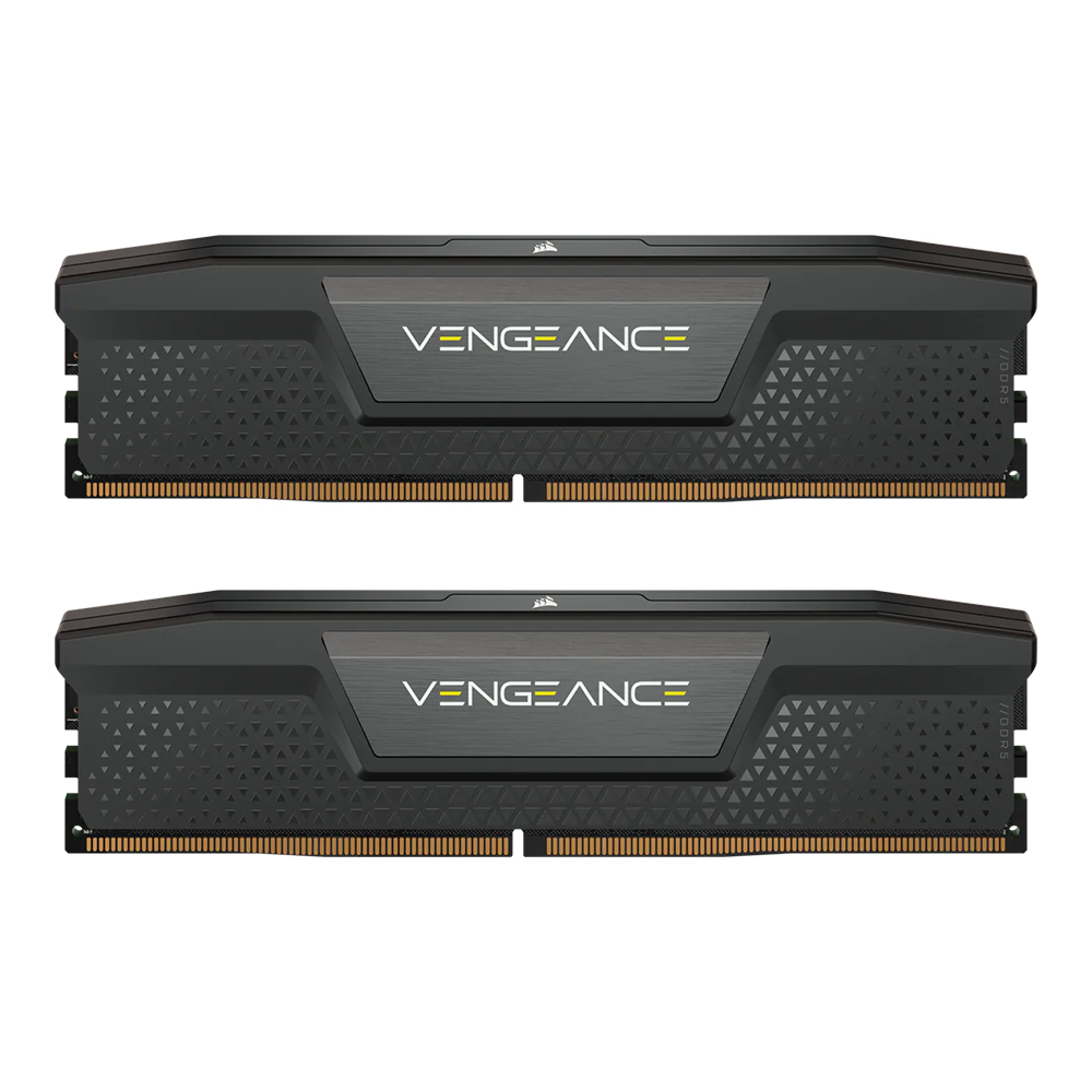 Corsair RAM DDR5(5600) 32GB (16GBX2) CORSAIR VENGEANCE BLACK (CMK32GX5M2B5600C40) — product image 1