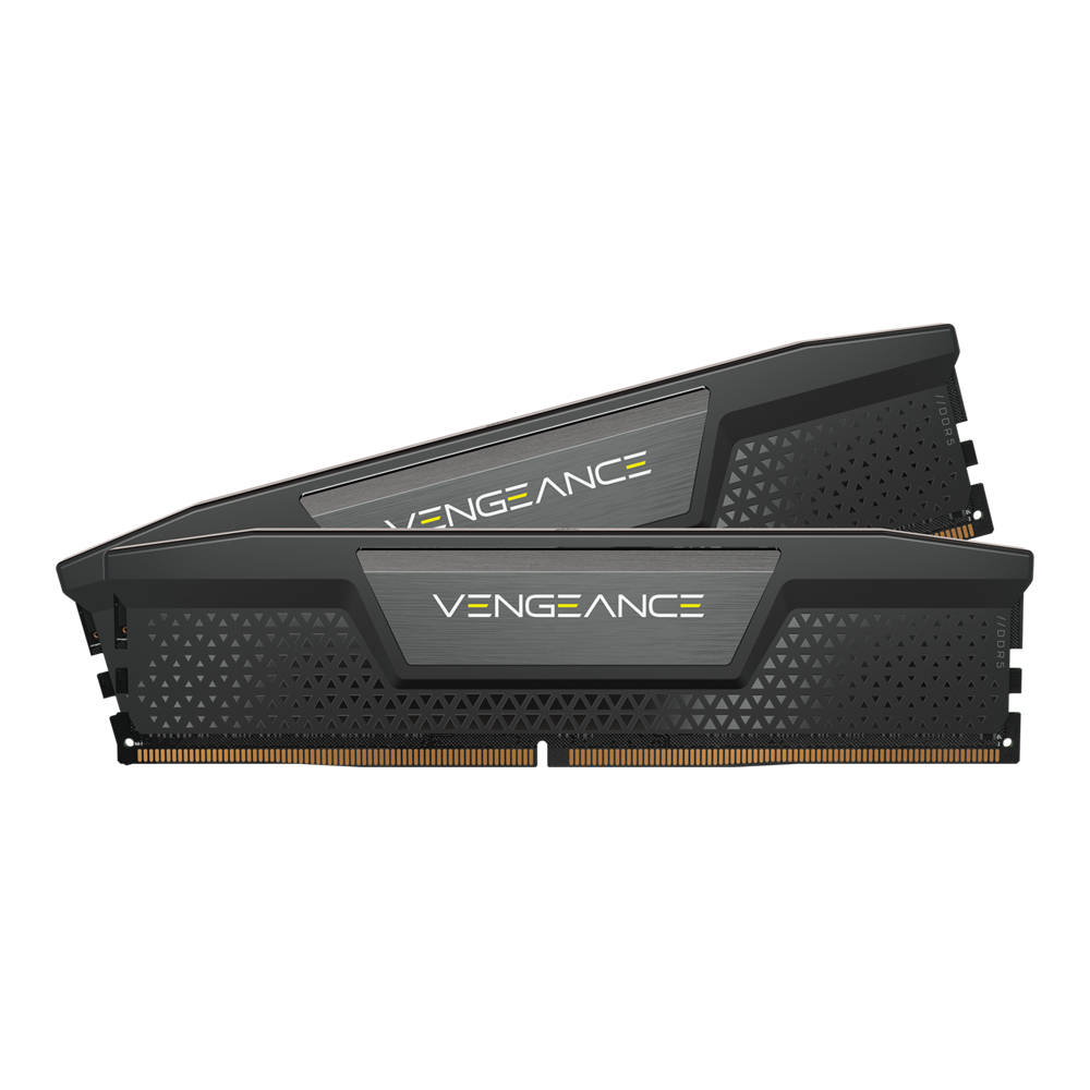 RAM DDR5(5600) 32GB (16GBX2) CORSAIR VENGEANCE BLACK (CMK32GX5M2B5600C40) thumbnail 2