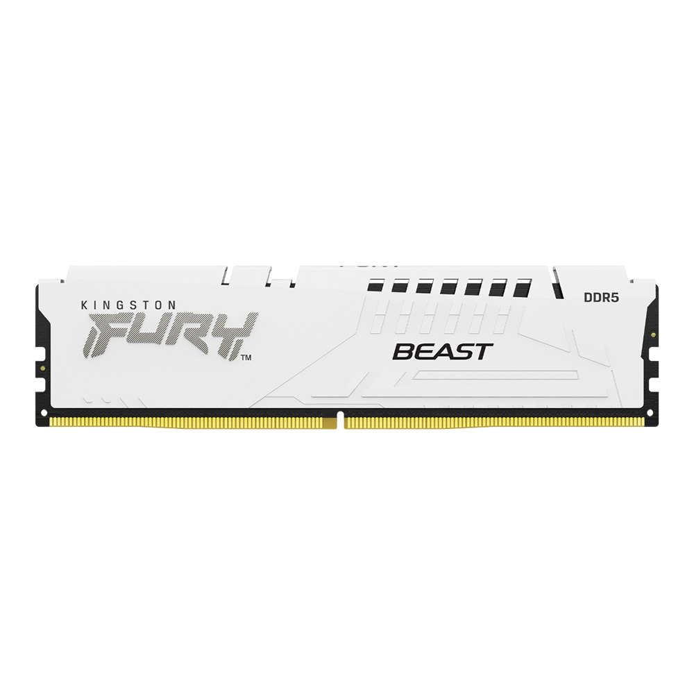 Kingston RAM DDR5(5200) 16GB KINGSTON FURY BEAST WHITE (KF552C40BW-16) — product image 1