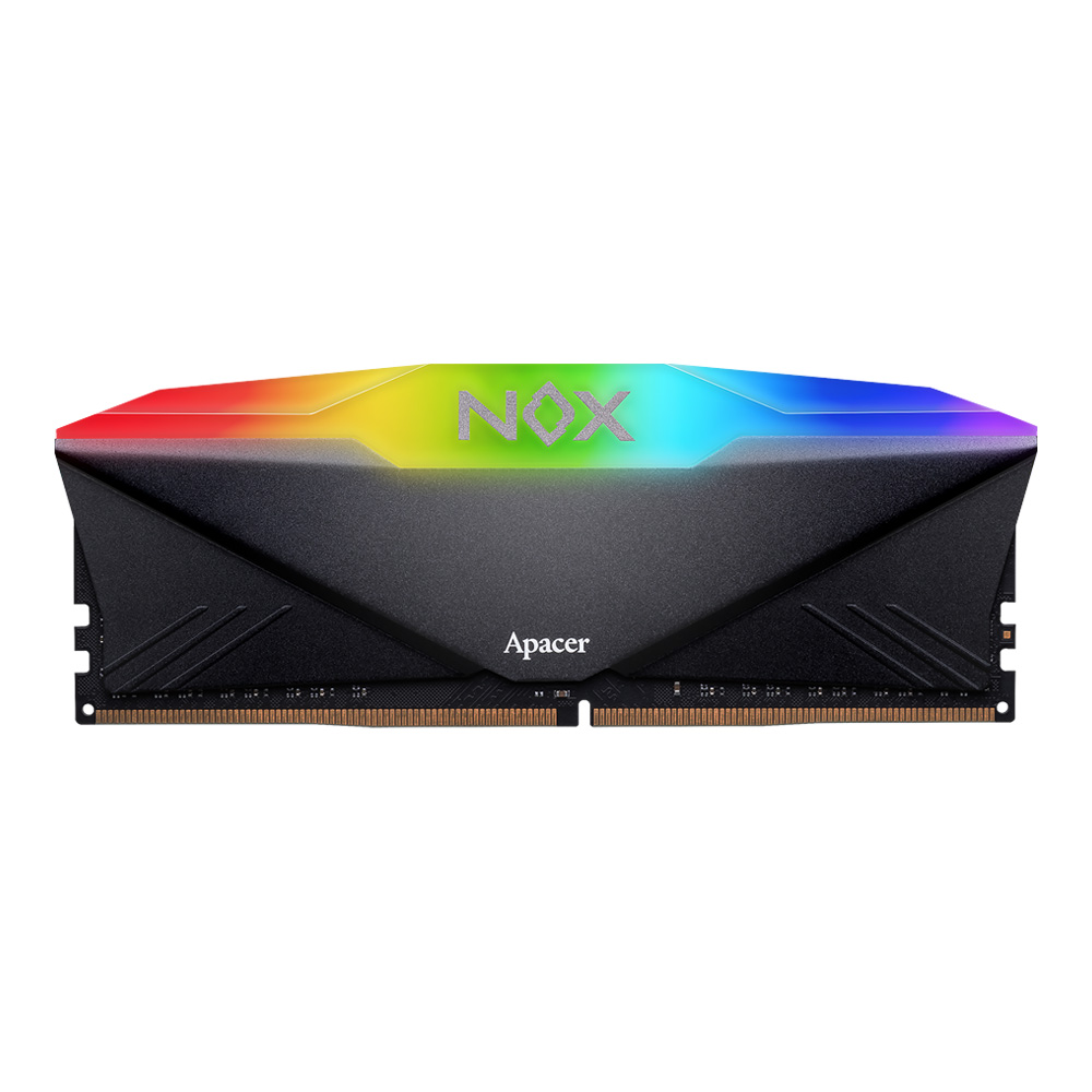 Apacer RAM DDR4(3200) 16GB APACER NOX RGB BLACK (AH4U16G32C28YNBAA-1) — product image 1