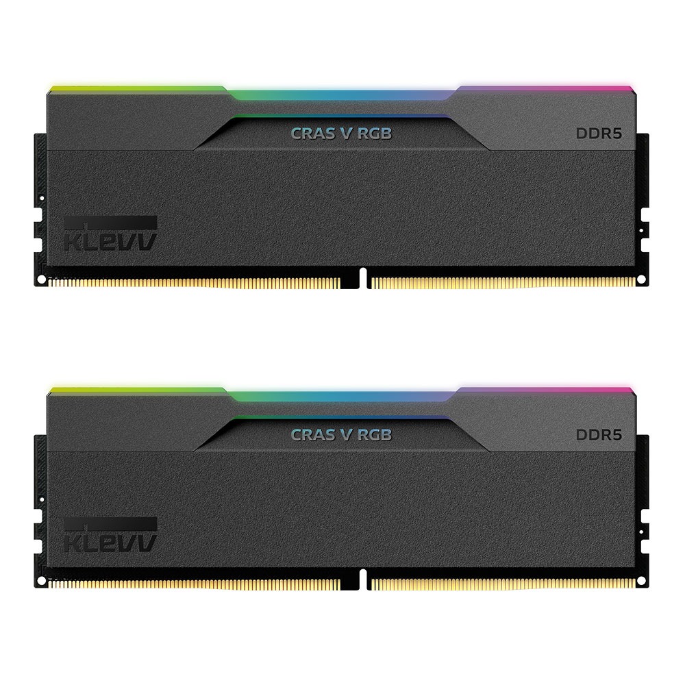 KLEVV RAM DDR5(6000) 64GB (32GBx2) KLEVV CRAS V BLACK RGB (KD5BGUA80-60A300G) — product image 1
