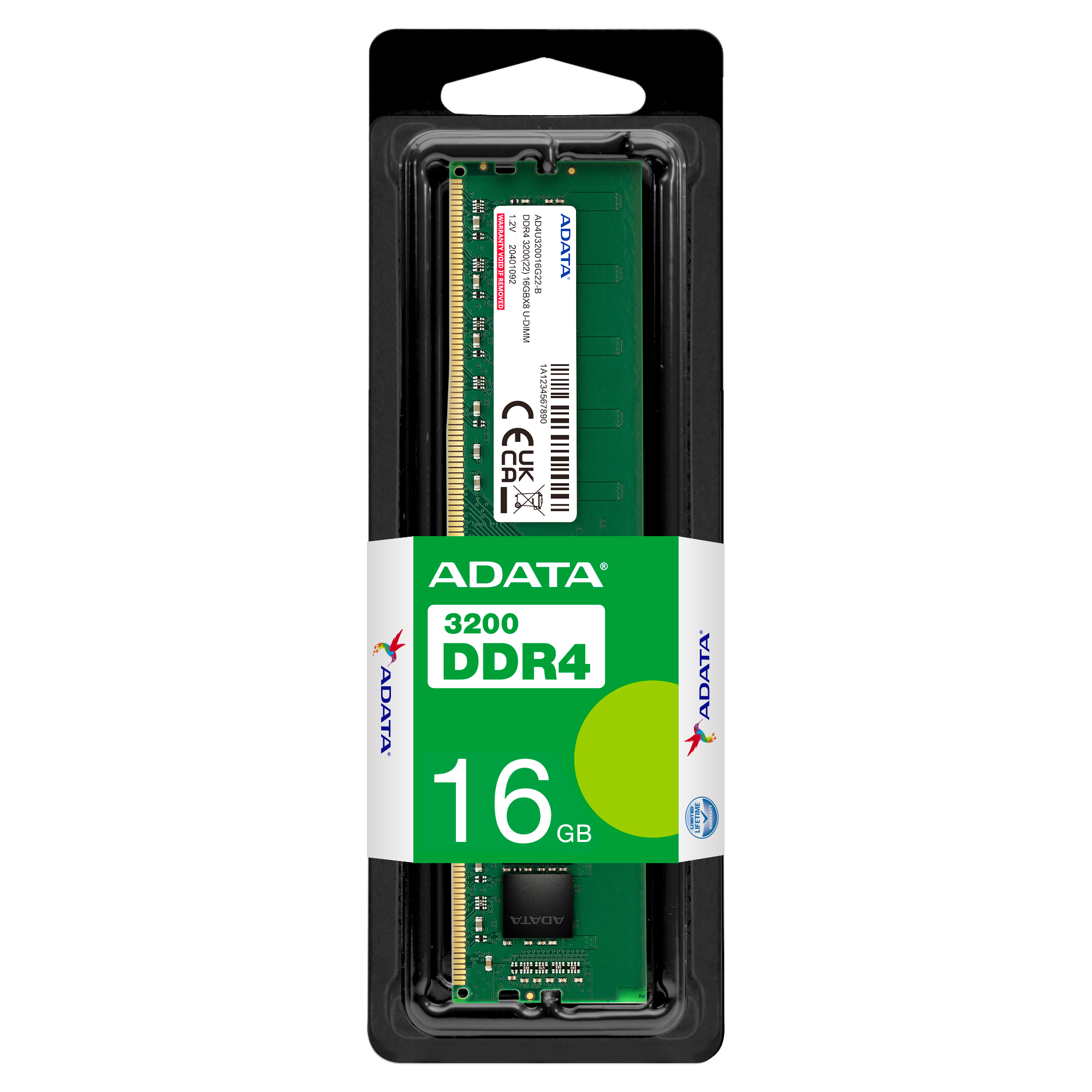ADATA RAM DDR4(3200) 16GB ADATA 8 CHIP (AD4U320016G22-SGN) — product image 1