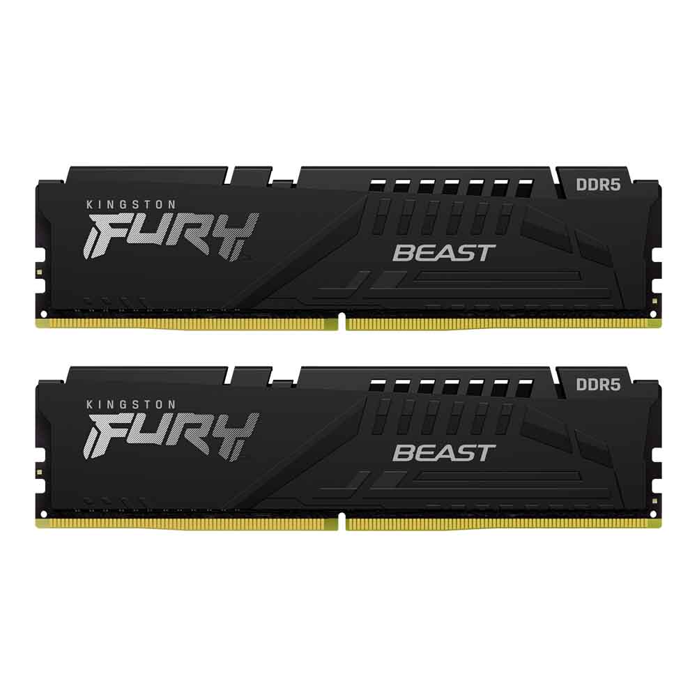 KINGSTON RAM DDR5(6000) 32GB (16GBX2) KINGSTON BEAST BLACK (KF560C36BBE2K2-32) — product image 1
