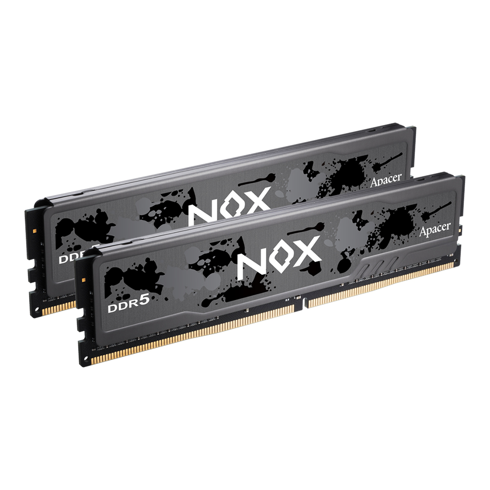 RAM DDR5(6000) 32GB (16GBX2) APACER NOX BLACK (AH5U32G60C622MBAA-2) thumbnail 2
