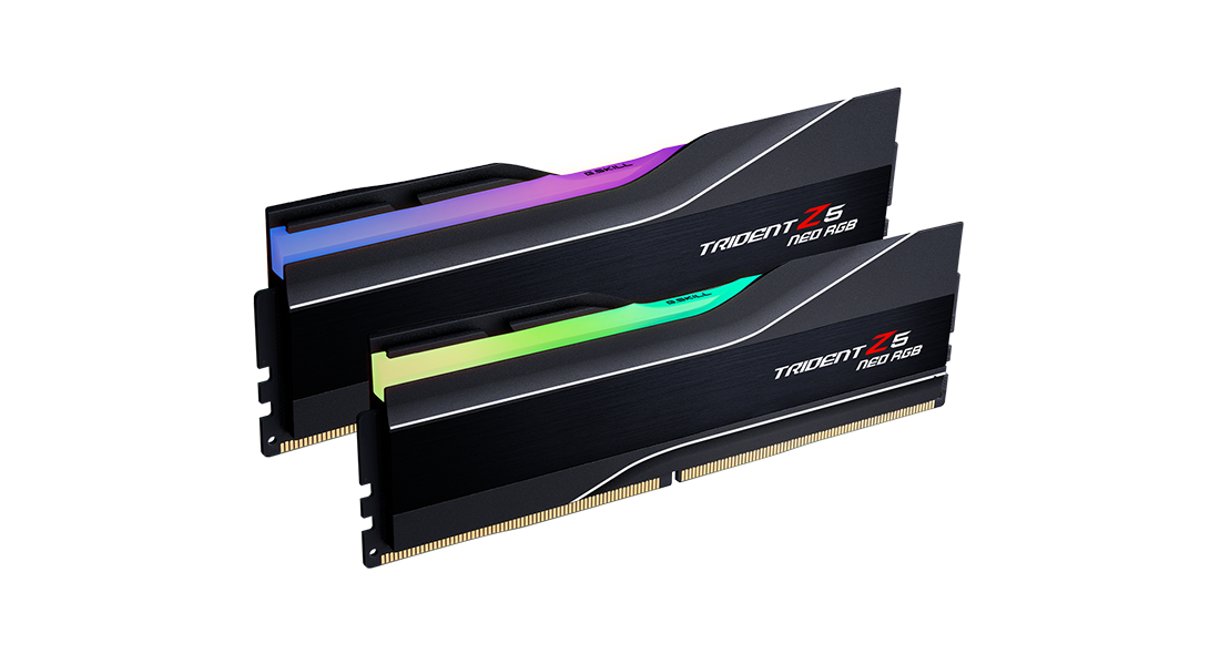 G.SKILL RAM DDR5(5600) 96GB (48GBX2) G.SKILL TRIDENT Z5 NEO RGB BLACK (F5-5600J4040D48GX — product image 1