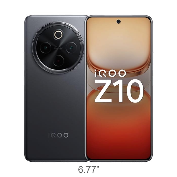 iqoo iQOO Z10 5G (8+256GB) Stellar Black — product image 1