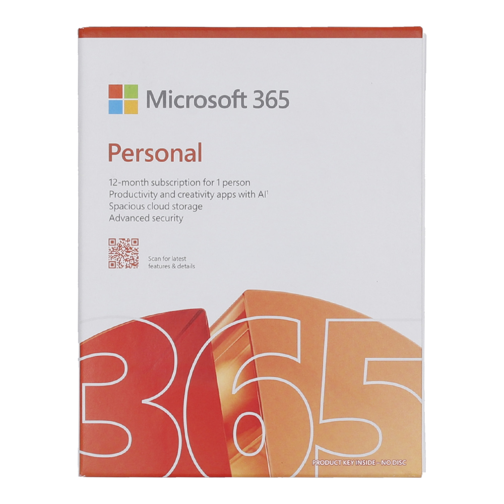 microsoft MICROSOFT OFFICE 365 PERSONAL 1YEAR APAC (FPP/ EP2-32409) — product image 1