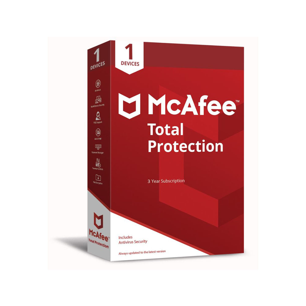 mcafee McAfee Total Protection 3Year (1 Devices) — product image 1