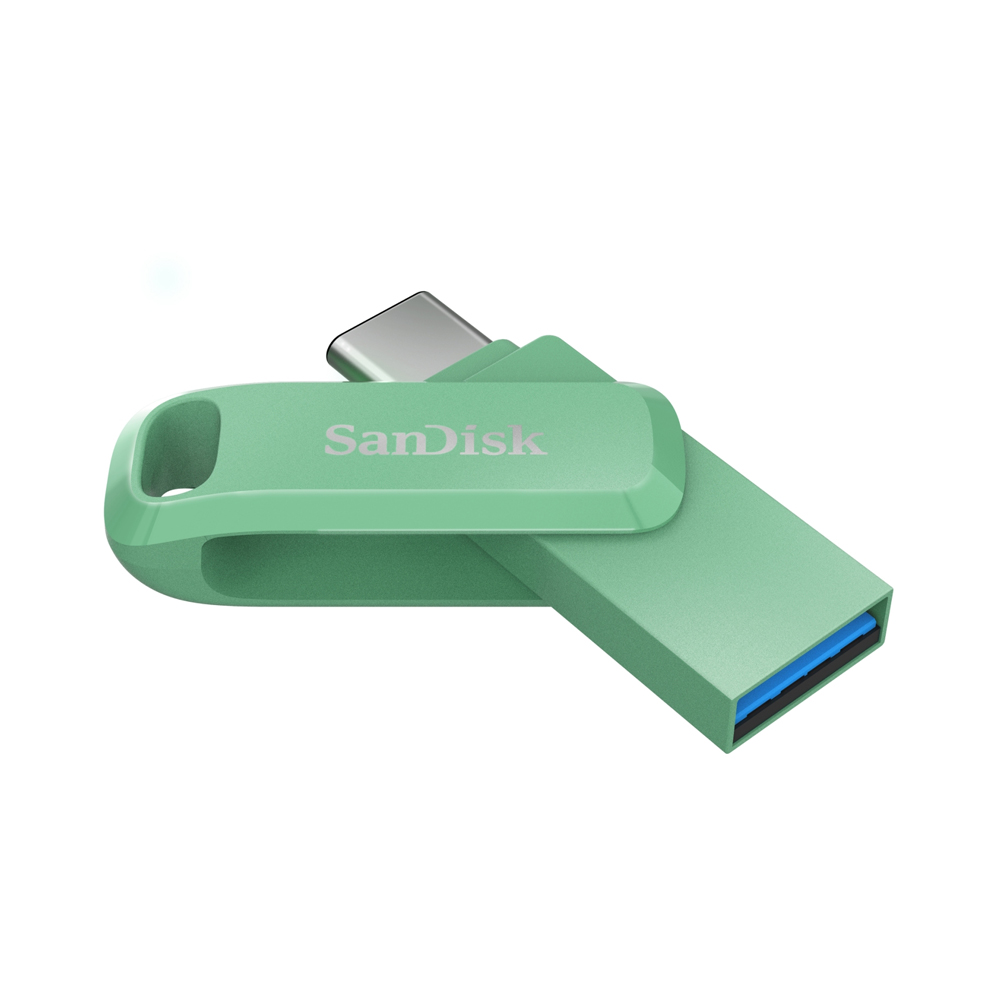 sandisk 64GB Flash Drive SANDISK Ultra Dual Drive Go (SDDDC3-064G-G46AG) Type-C Absinthe Green — product image 1
