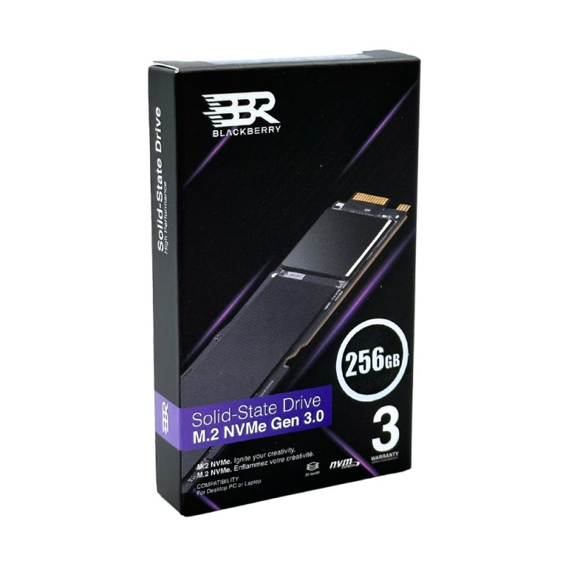 256 GB SSD M.2 PCIe 3.0 BLACKBERRY (BBR256GNV3C) NVMe M.2 2280 thumbnail 2