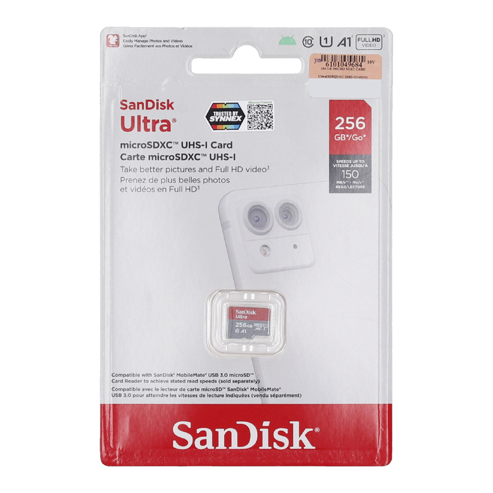 256GB Micro SD Card SANDISK Ultra SDSQUAC-256G-GN6MN (150MB/s.) thumbnail 2