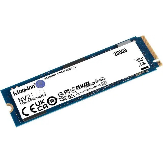 kingston 256 GB SSD M.2 PCIe 4.0 KINGSTON NV2 (SNV2S/250G) NVMe M.2 2280 — product image 1
