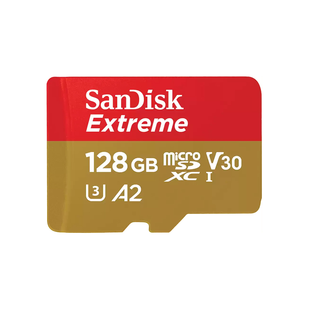 sandisk 128GB Micro SD Card SANDISK Extreme SDSQXAA-128G-GN6MN (190MB/s.) — product image 1
