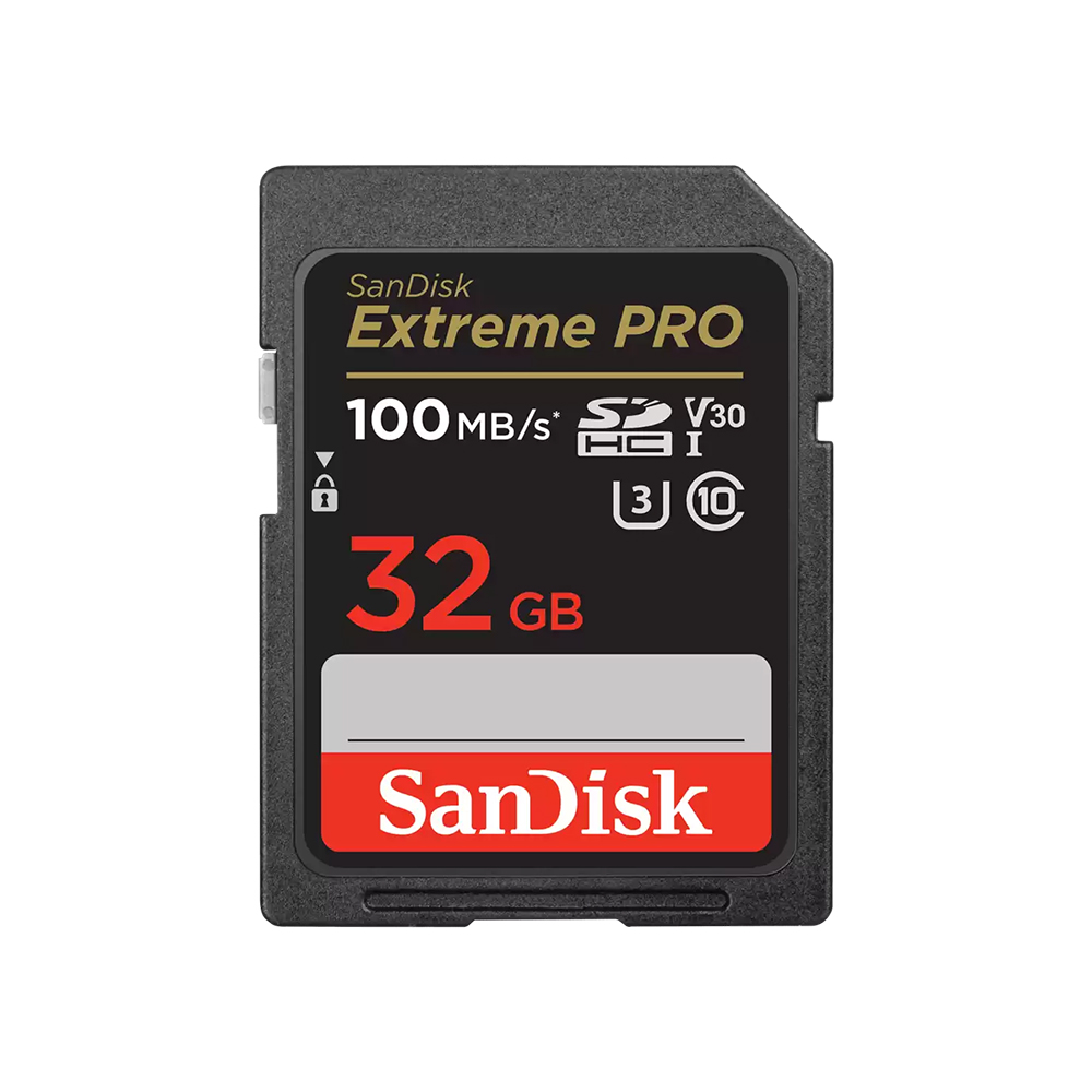 sandisk 32GB SD Card SANDISK Extreme Pro SDSDXXO-032G-GN4IN (100MB/s.) — product image 1