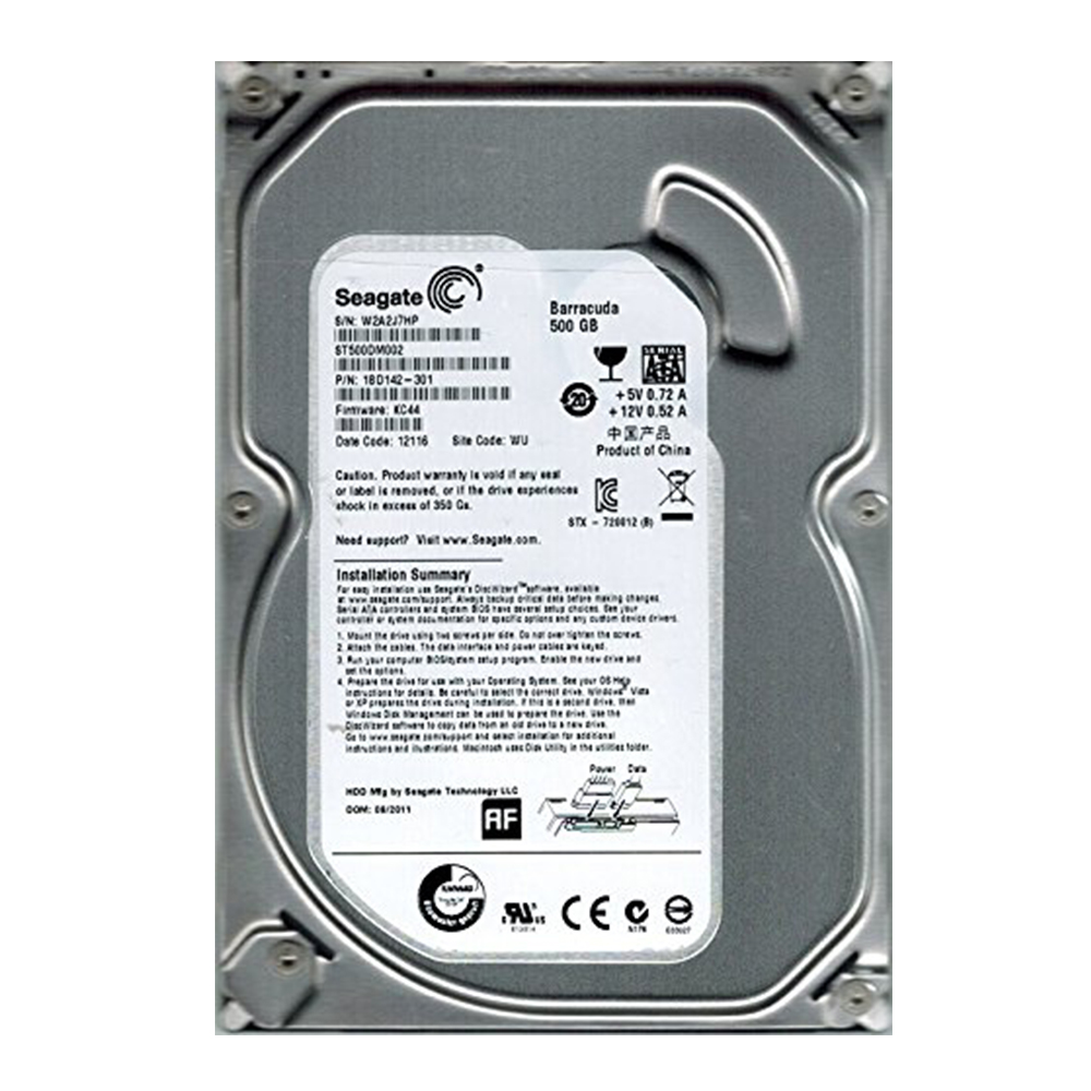seagate 500 GB HDD SEAGATE (7200RPM, 16MB, SATA-3, ST500DM002) — product image 1