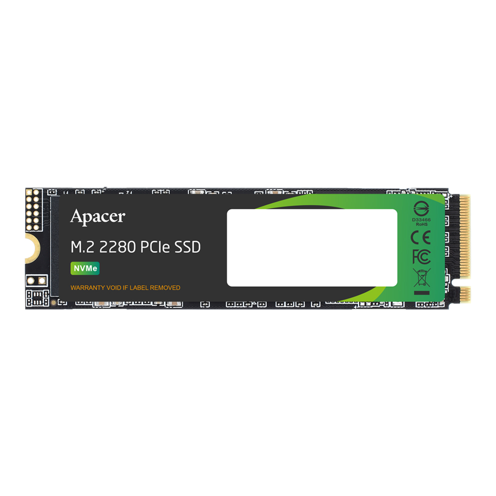 apacer 512 GB SSD M.2 PCIe 3.0 APACER AS2280P4X (AP512GAS2280P4X-1) NVMe M.2 2280 — product image 1