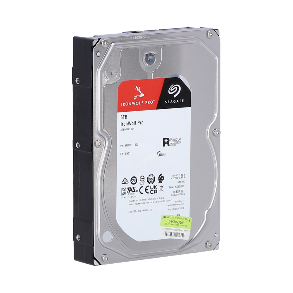 6 TB HDD SEAGATE IRONWOLF PRO (7200RPM, 256MB, SATA-3, ST6000NT001) thumbnail 2
