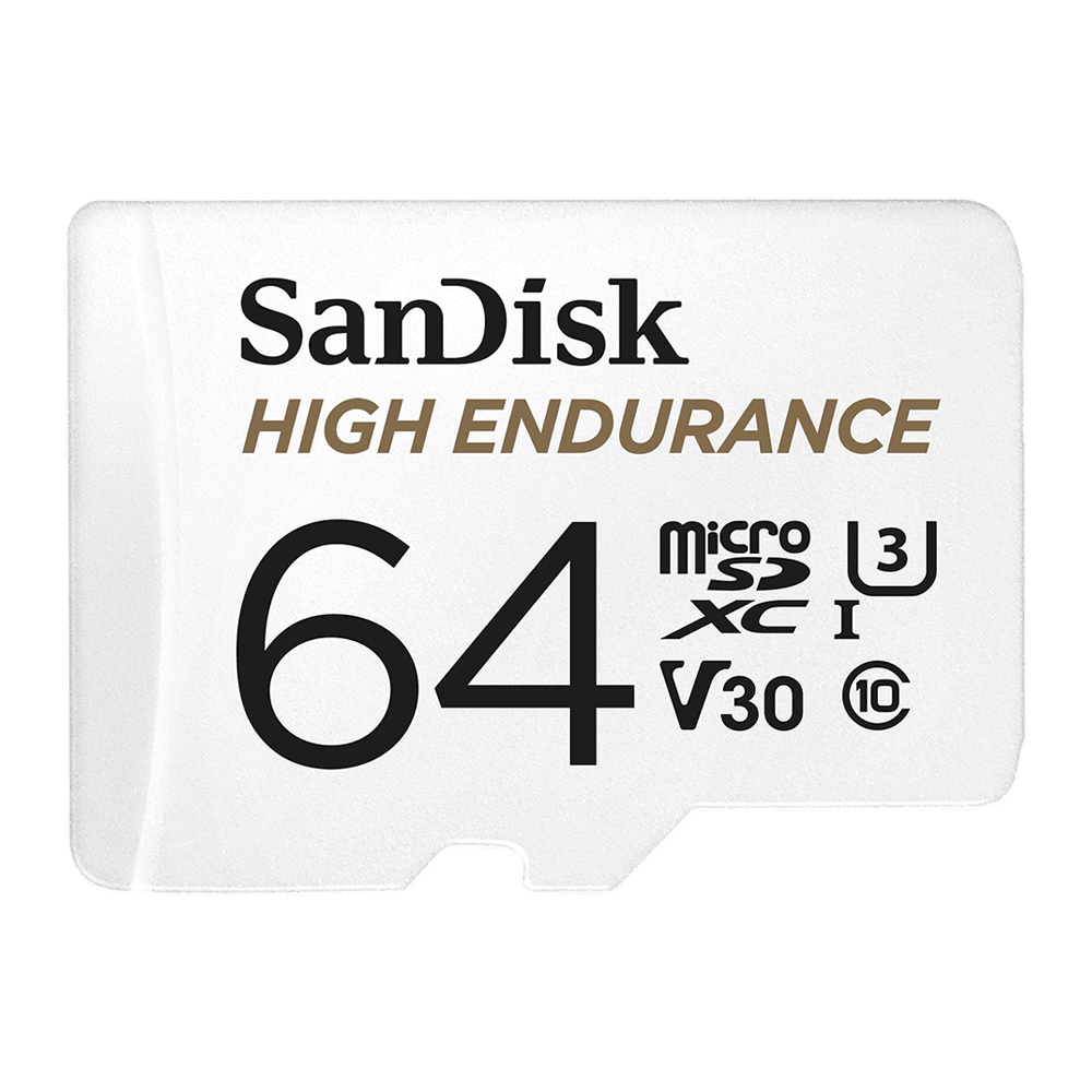 sandisk 64GB Micro SD Card SANDISK High Endurance SDSQQNR-064G-GN6IA (100MB/s.) — product image 1