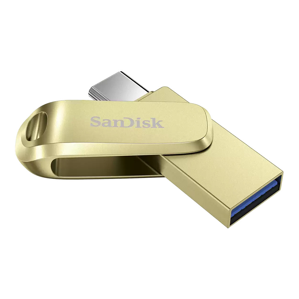 sandisk 512GB Flash Drive SANDISK Ultra Dual Drive Luxe (SDDDC4-512G-G46GD) Type-C GOLD — product image 1