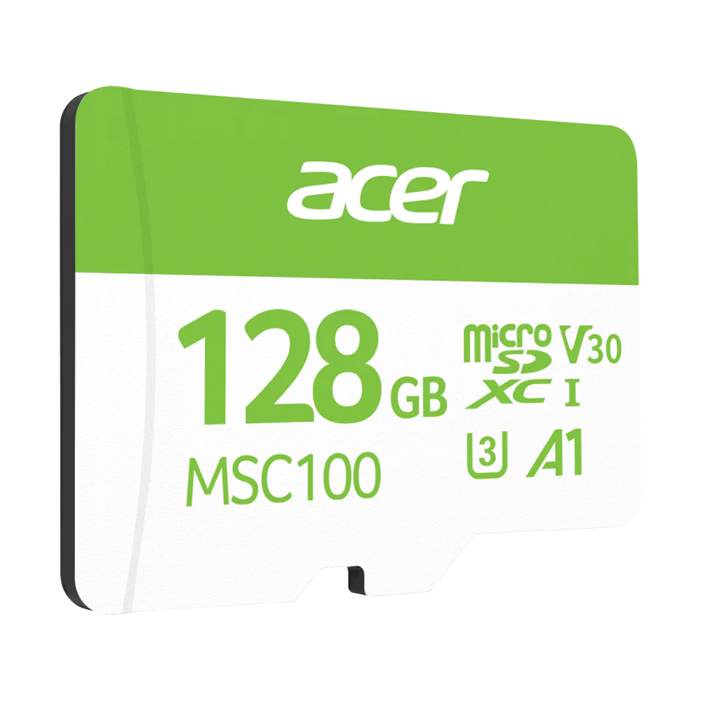 128GB Micro SD Card ACER MSC100 (100MB/s.) thumbnail 2
