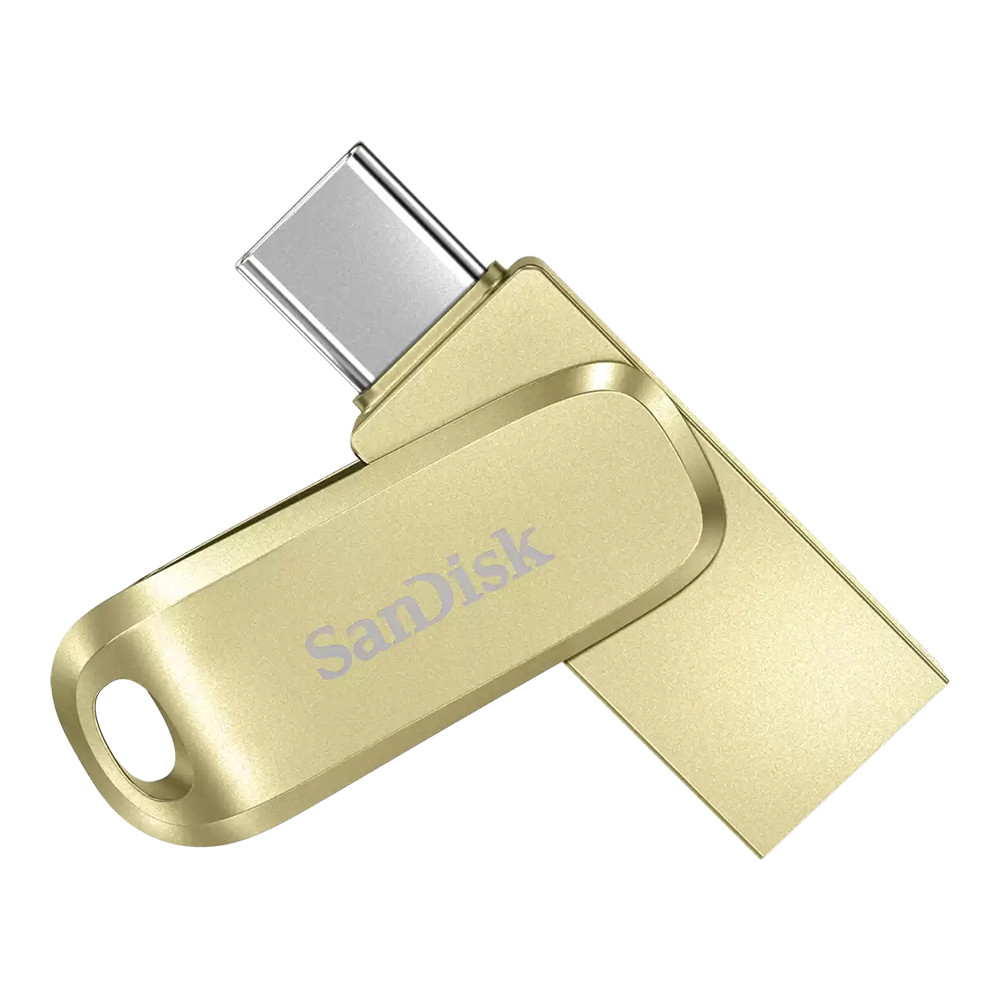 256GB Flash Drive SANDISK Ultra Dual Drive Luxe (SDDDC4-256G-G46) Type-C GOLD thumbnail 2