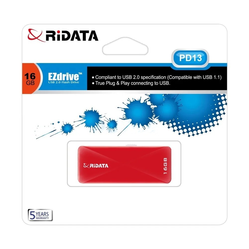 16GB Flash Drive RIDATA (PD13) Red thumbnail 2