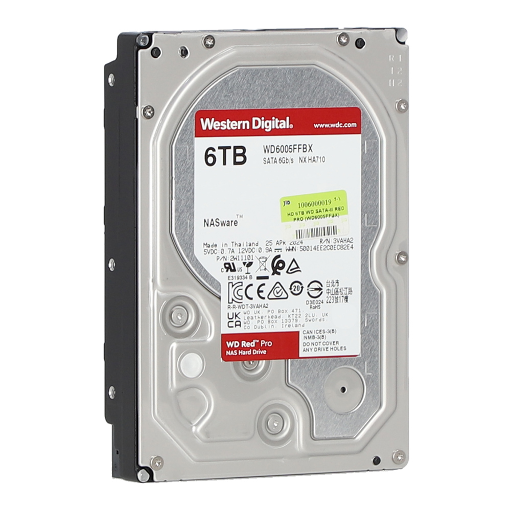 6 TB HDD WD RED PRO (7200RPM, 256MB, SATA-3, WD6005FFBX) thumbnail 2
