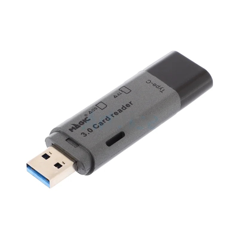 Ext.Card Reader V3.0 MAGICTECH (HC100) Black thumbnail 2