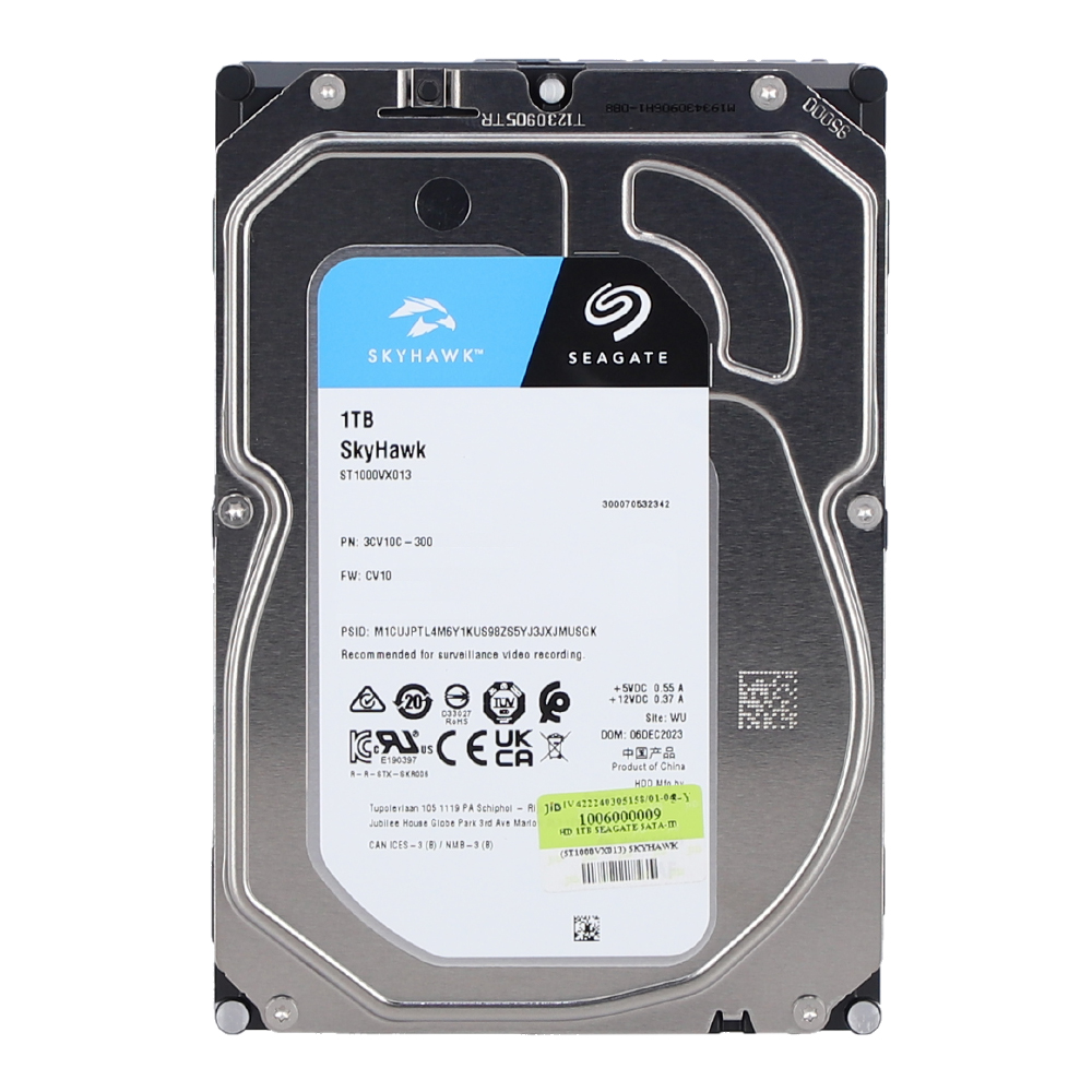 seagate 1 TB HDD CCTV SEAGATE SKYHAWK (5400RPM, 256MB, SATA-3, ST1000VX013) — product image 1