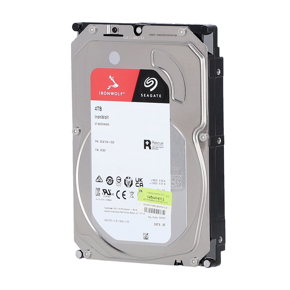 4 TB HDD SEAGATE IRONWOLF (5400RPM, 256MB, SATA-3, ST4000VN006) thumbnail 2