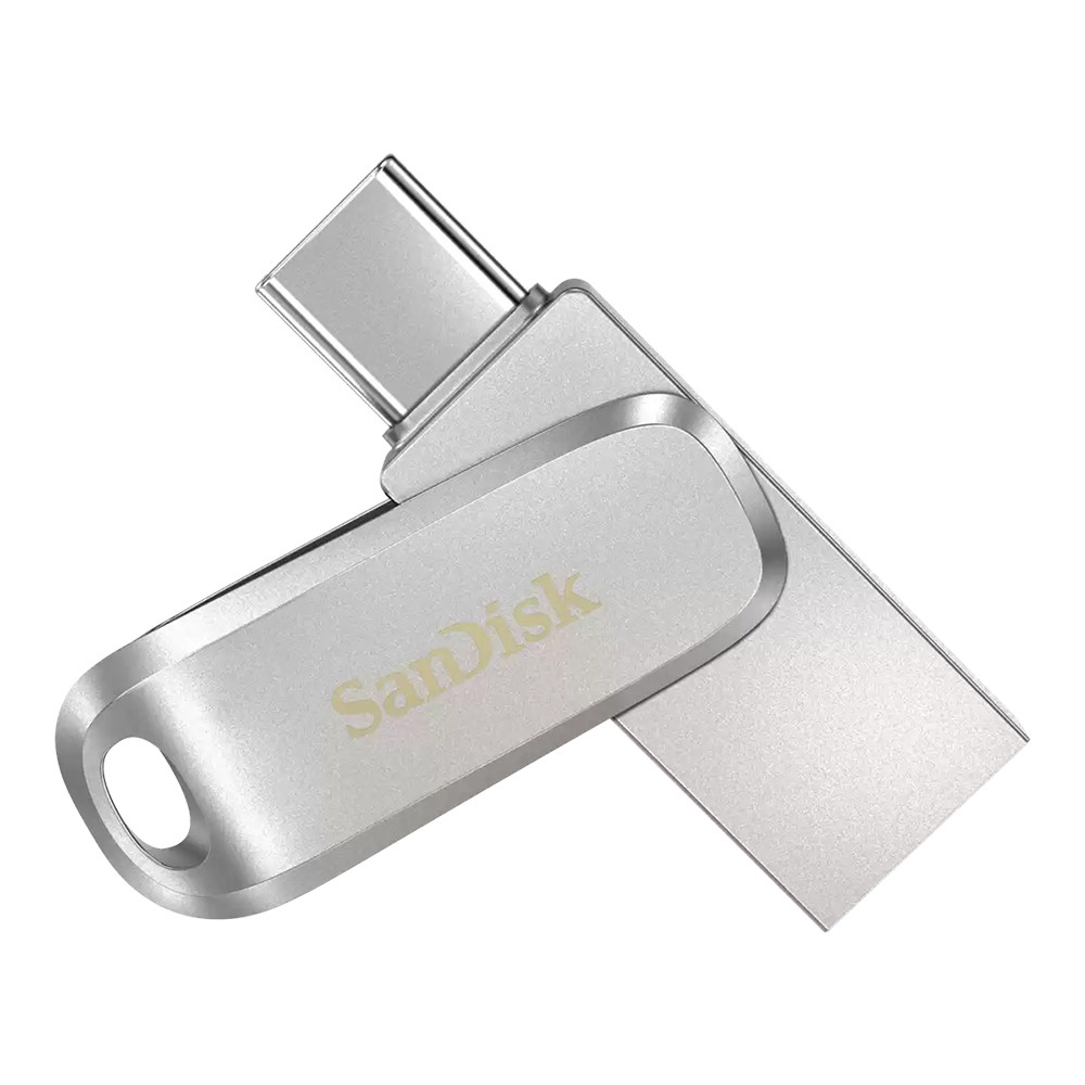 32GB Flash Drive SANDISK Ultra Dual Drive Luxe (SDDDC4-032G-G46) Type-C Silver thumbnail 2