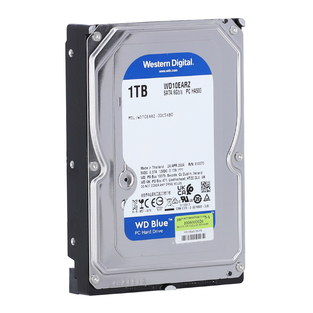 1 TB HDD WD BLUE (5400RPM, 64MB, SATA-3, WD10EARZ) thumbnail 2