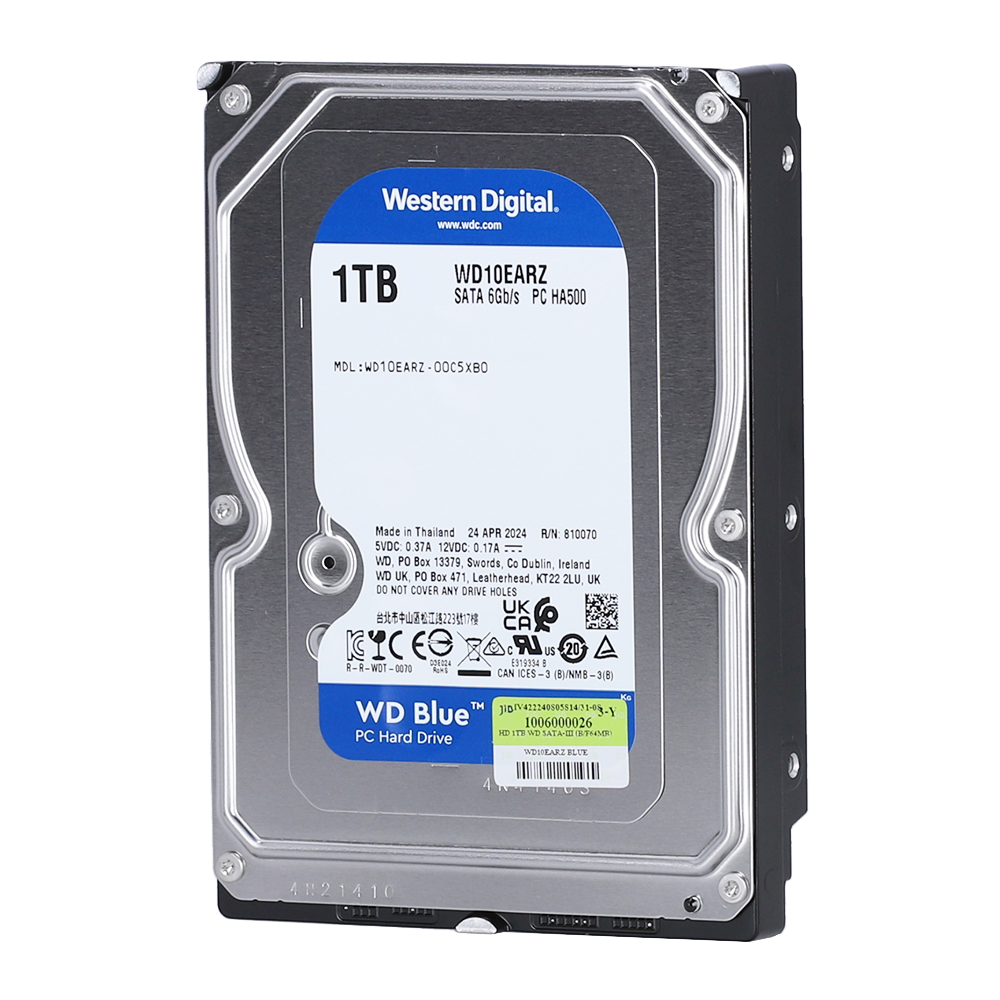 1 TB HDD WD BLUE (5400RPM, 64MB, SATA-3, WD10EARZ) thumbnail 3