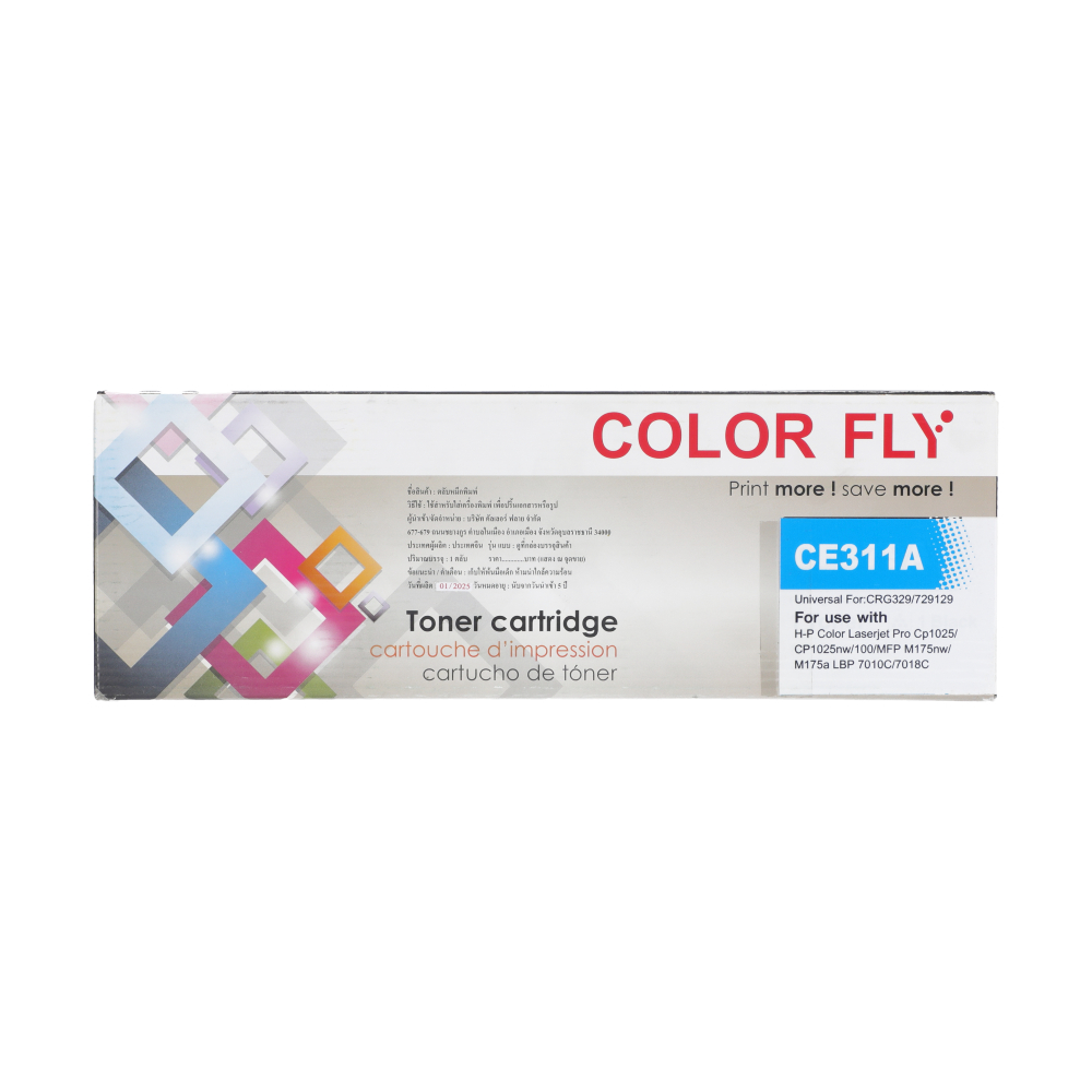 color fly Toner-Re HP 126A CE311A C- COLOR FLY — product image 1