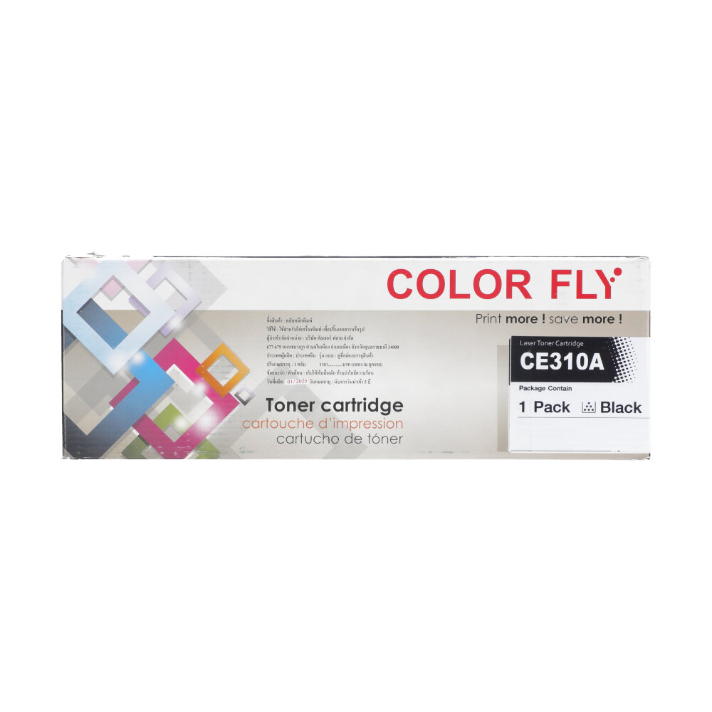 color fly Toner-Re HP 126A CE310A BK - COLOR FLY — product image 1