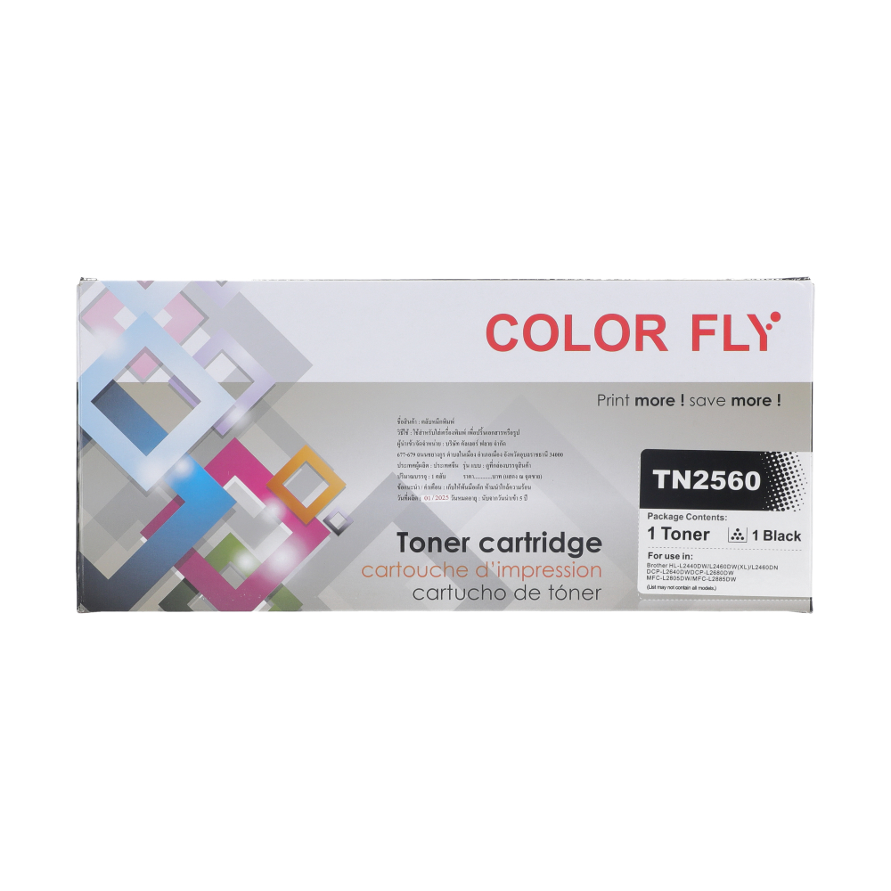 Toner-Re BROTHER TN-2560 - COLOR FLY thumbnail 2