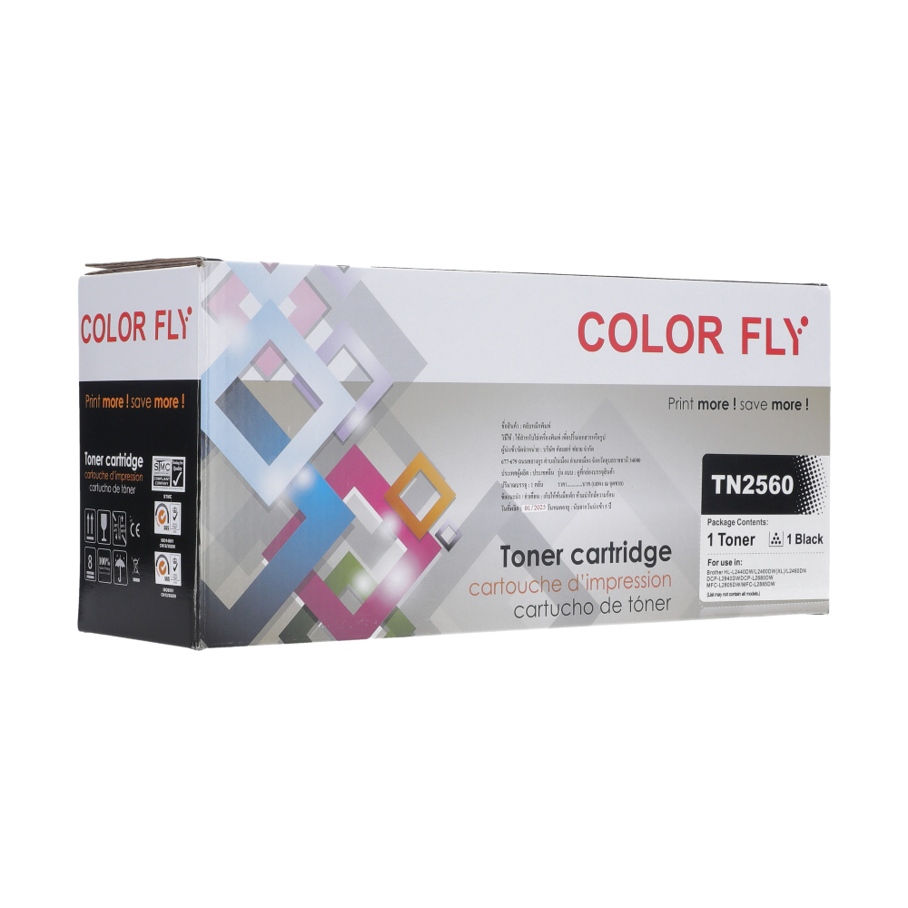 Toner-Re BROTHER TN-2560 - COLOR FLY thumbnail 3
