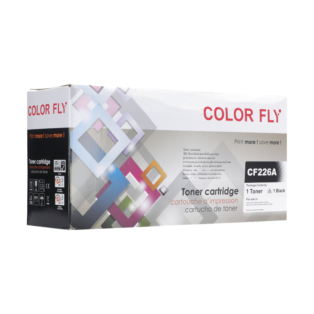Toner-Re HP 26A CF226A - COLOR FLY thumbnail 2